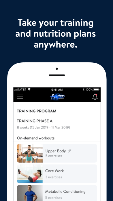 Amped Fitness Screenshot