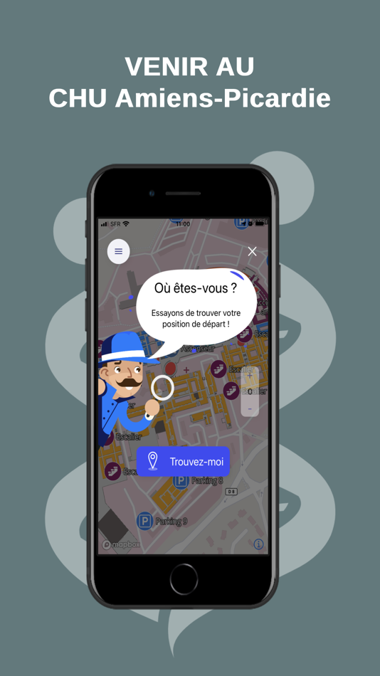 #1. VENIR AU CHU Amiens-Picardie (iOS) 由: CHU Amiens-Picardie