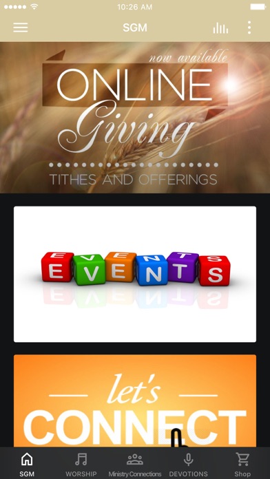 Saving Grace Ministries App Screenshot