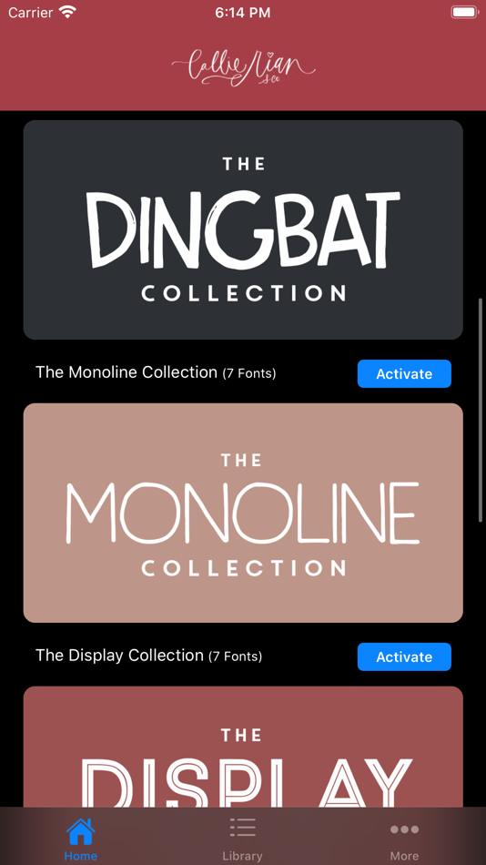 #5. Fonts by Callie Rian & Co. (iOS) 由: Mister Retro
