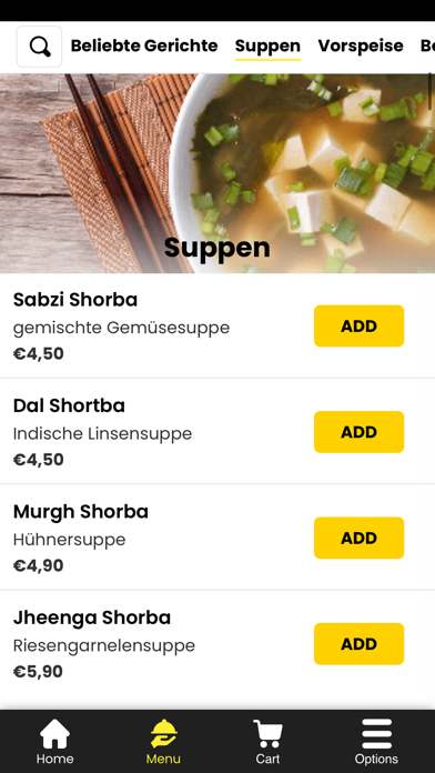 Indian Tandoori Egelsbach Screenshot