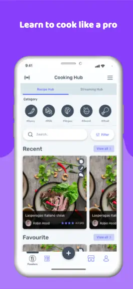 Game screenshot FeedU : Food Cooking Recipes apk