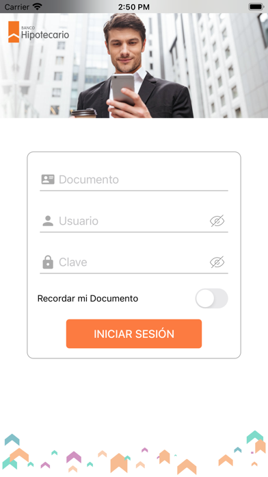 Depósito Móvil Screenshot