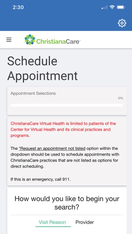 Christiana Care Patient Portal
