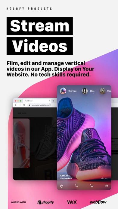 Holofy Products Screenshot