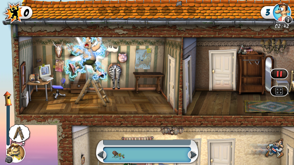 #7. Neighbours back From Hell (iOS) Bởi: HandyGames