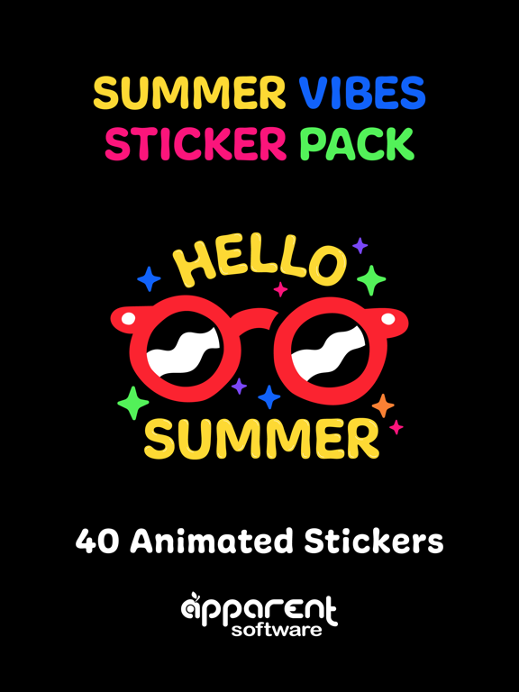 Screenshot #4 pour Hello Hot Summer Fun Stickers