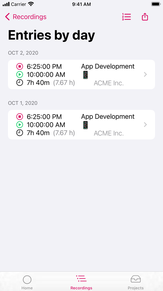 #3. Autopilot - Time Tracking (iOS) By: Bearologics GmbH