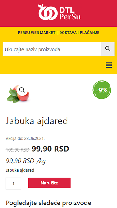 PerSu Shop Screenshot