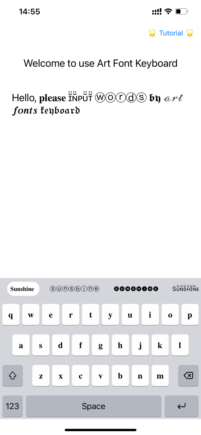 Art Fonts-Keyboard InputMethod