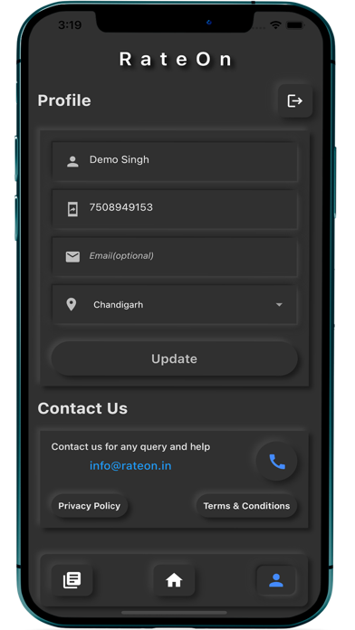 RateOn Screenshot