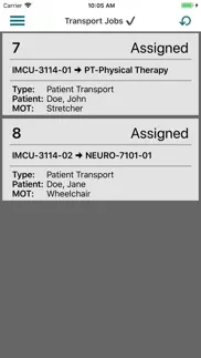 allscripts patient flow iphone screenshot 2