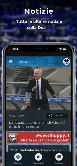 Game screenshot CalcioAtalanta apk