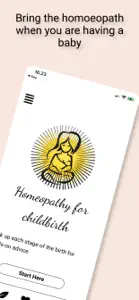 Homeopathyly for Childbirth screenshot #1 for iPhone