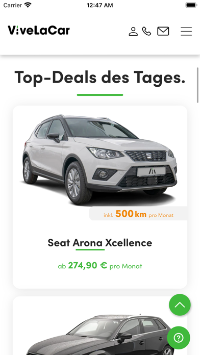 ViveLaCar Auto-Abo Screenshot