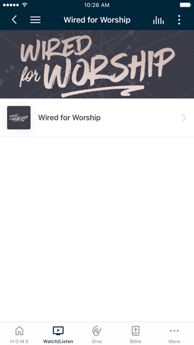 Rock Branch Church App Screenshot