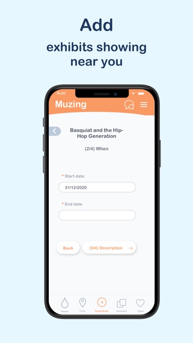 Muzing - Connected through art Screenshot