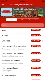 pizza burger house albertslund iphone screenshot 1
