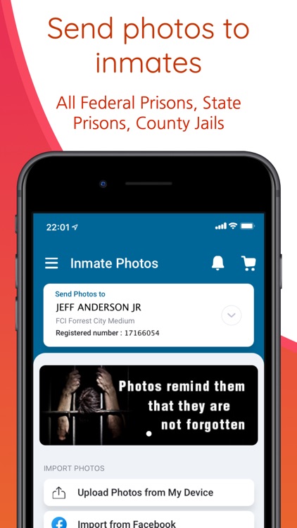 Inmate Photos, send to prison