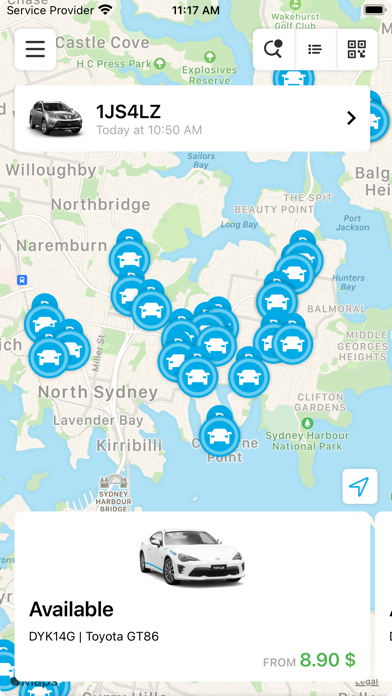 Popcar Car Share Screenshot