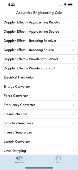 Game screenshot Acoustics Engineering Calc. hack