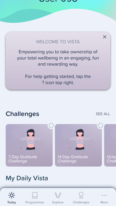 VISTA - Workplace Wellbeing Screenshot