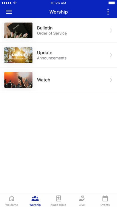 Ascension Lutheran Church Screenshot