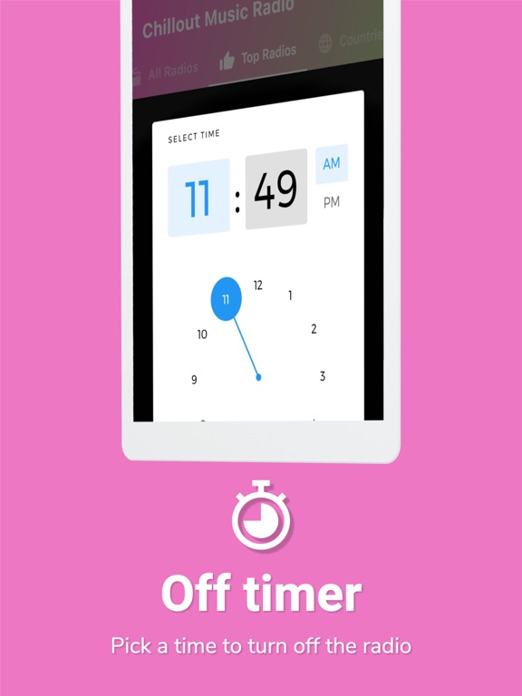 Chillout Radio Music iPad screenshot 6 - Music app