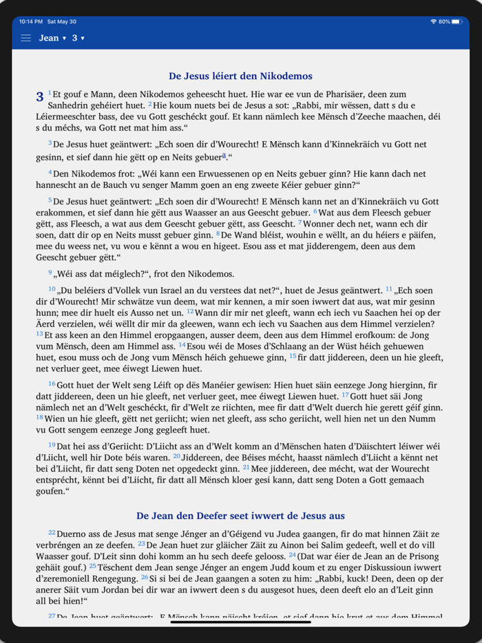 DNeit Test. op Lëtzebuergesch