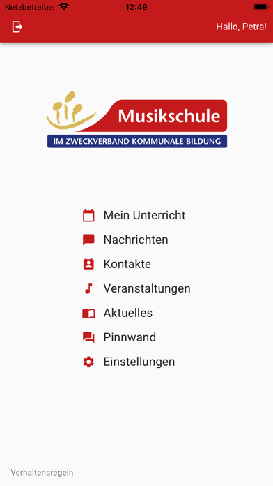 Musikschule Ebersberg Screenshot