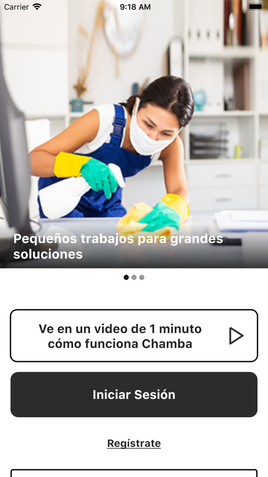 #1. Chamba Services Cliente (iOS) Podle: La Sanchez B.V.