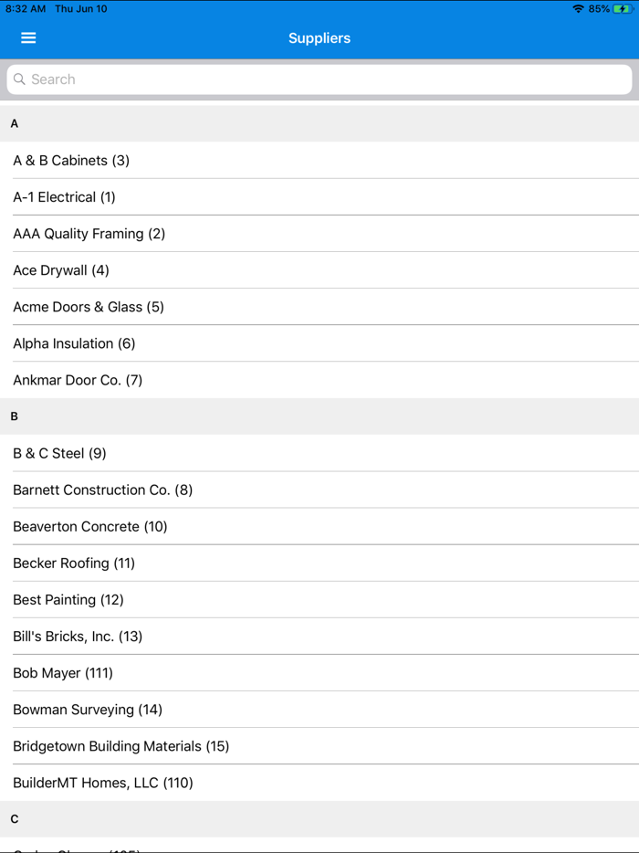 MiTek Builder Portal Mobile