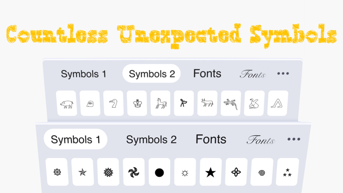 App fonts aesthe­t­i­c Emoji