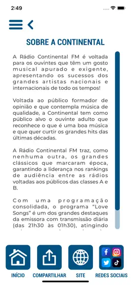 Game screenshot Rádio Continental - 98,3 FM apk