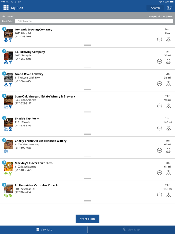 Experience Jackson Michigan iPad screenshot 9 - Travel app
