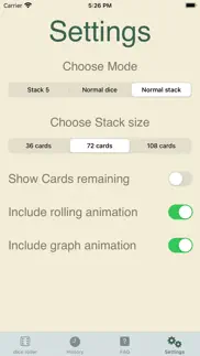 stack 5 dice roller iphone screenshot 2