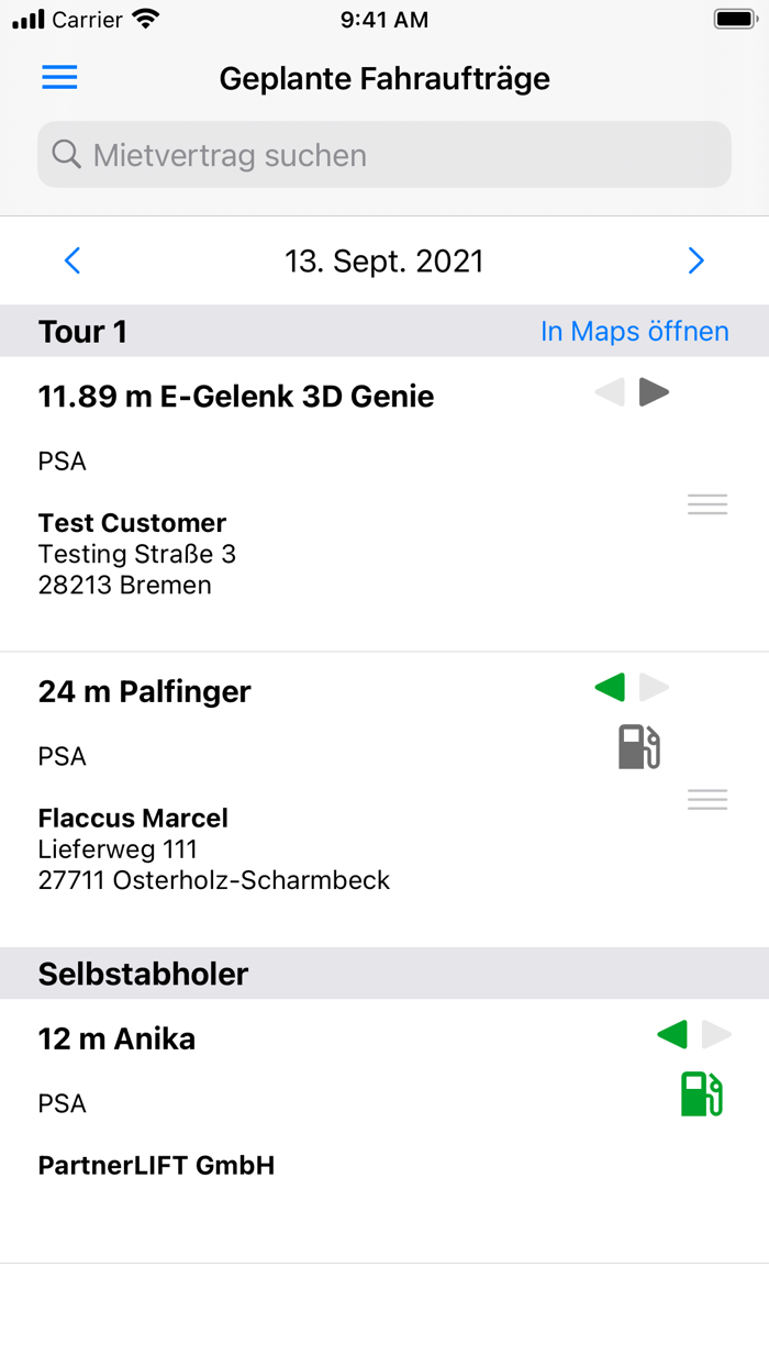 Mira - Papierlose Übergabe