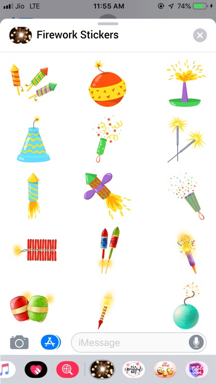 Fireworks Stickers!