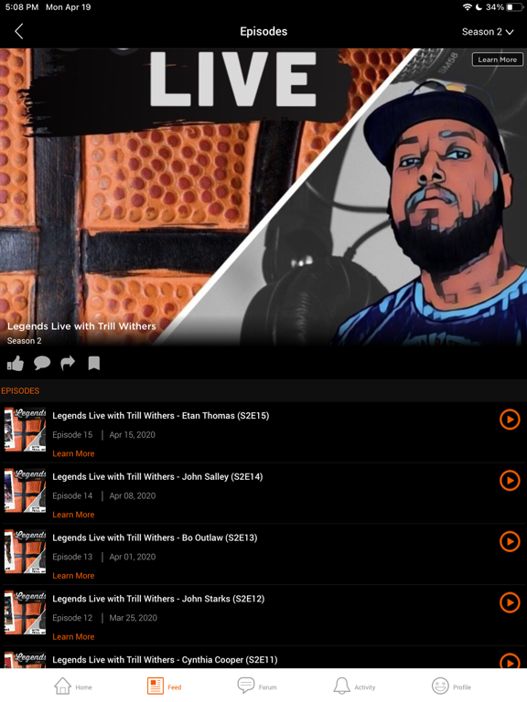 Screenshot #6 pour NBRPA Legends Locker Room