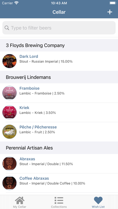 Cellar - Beer Inventory Screenshot
