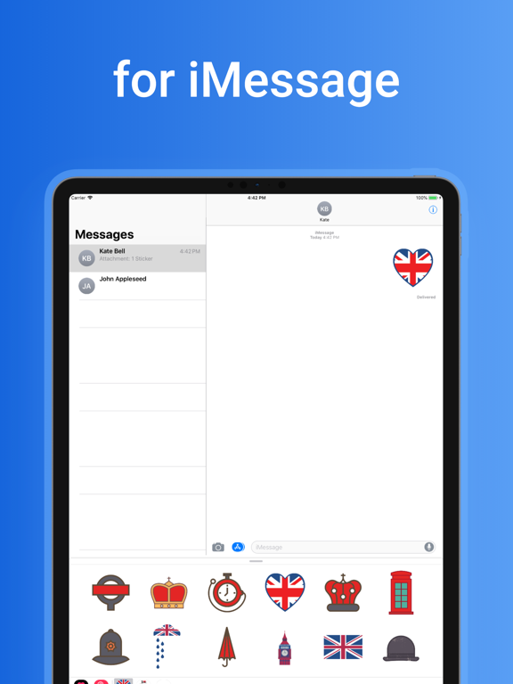 UK emoji - England stickersのおすすめ画像3