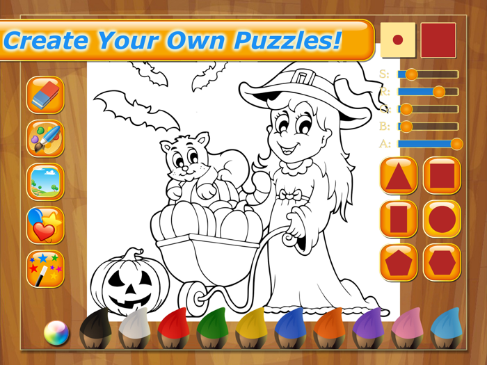 Halloween Puzzle Game for Kids
