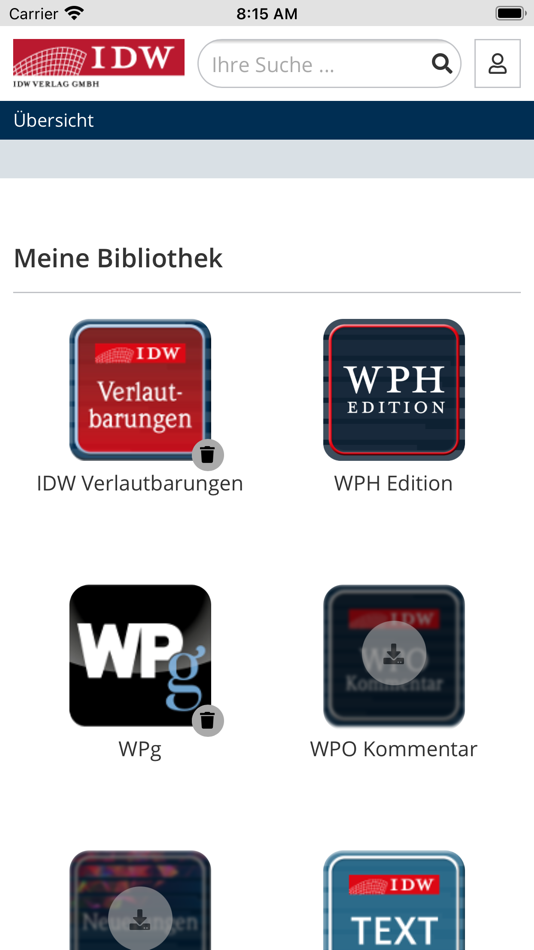 IDW Bibliothek - 1.1.3 - (iOS)