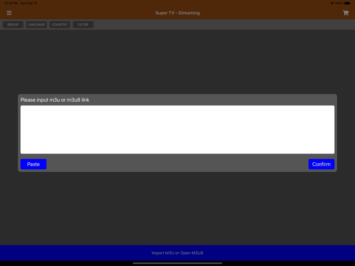 Super Player - Streaming m3u8
