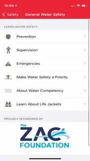 swim by american red cross iphone screenshot 2