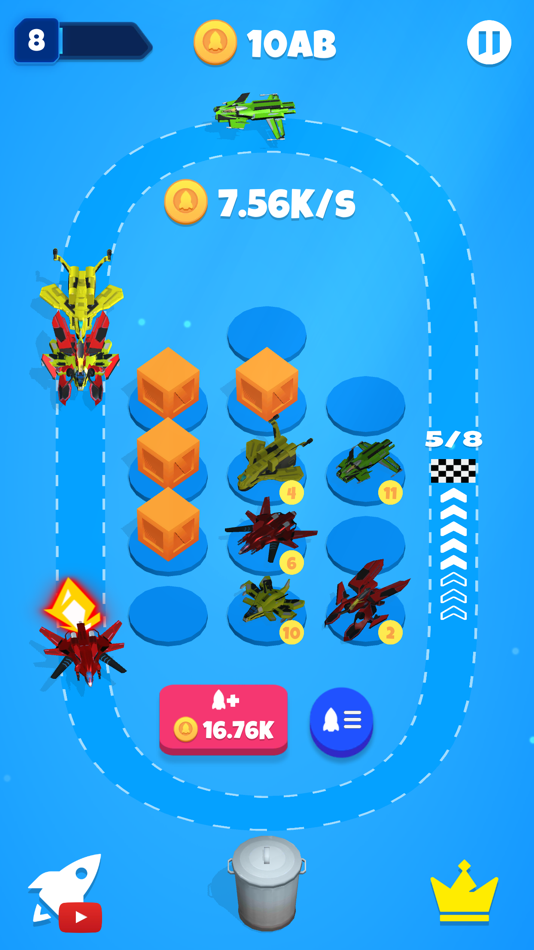 #8. Planes Merge Race (iOS) Podle: Phuong Ta