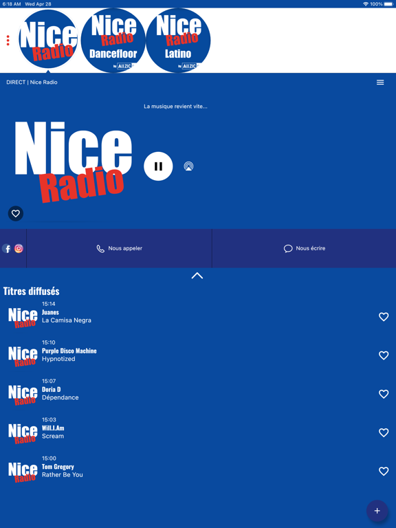 Screenshot #6 pour Ecoutez Nice Radio