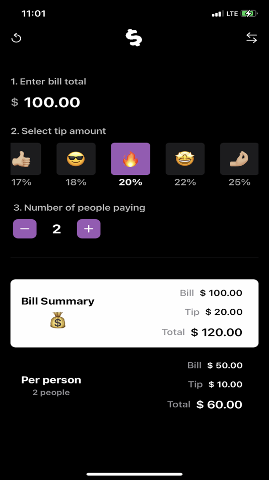 #3. Tip Calculator: Simple (iOS) By: Jason Schneider