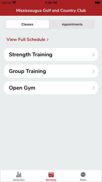 Fitness at Mississaugua GCC Screenshot