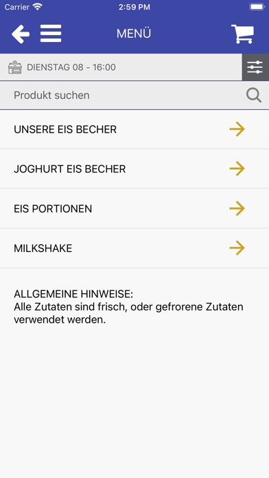 Eiscafe Panciera Screenshot